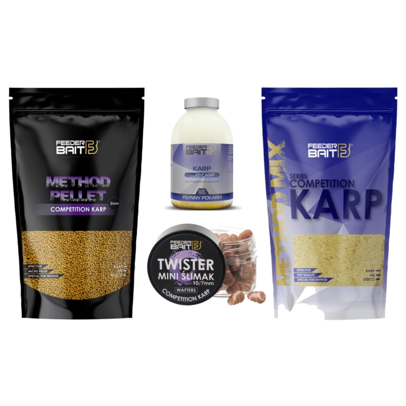 Feeder Bait Zestaw Method Competition Carp Mix2
