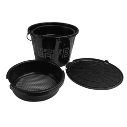 Wiadro 13L Komplet z Sitem Feeder Bait
