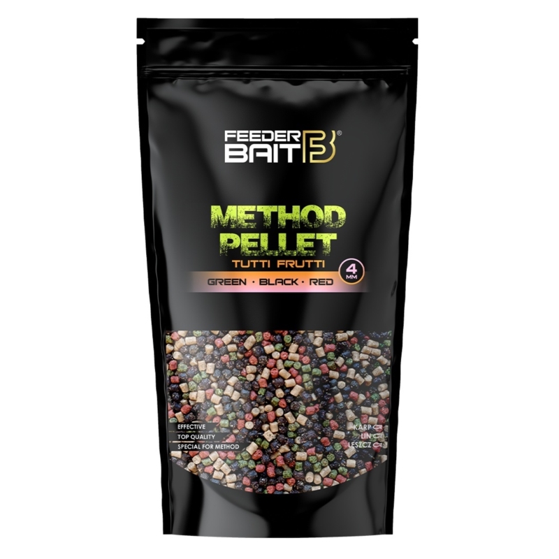 Feeder Bait Pellet Tutti Frutti Green B/R 4mm 800g
