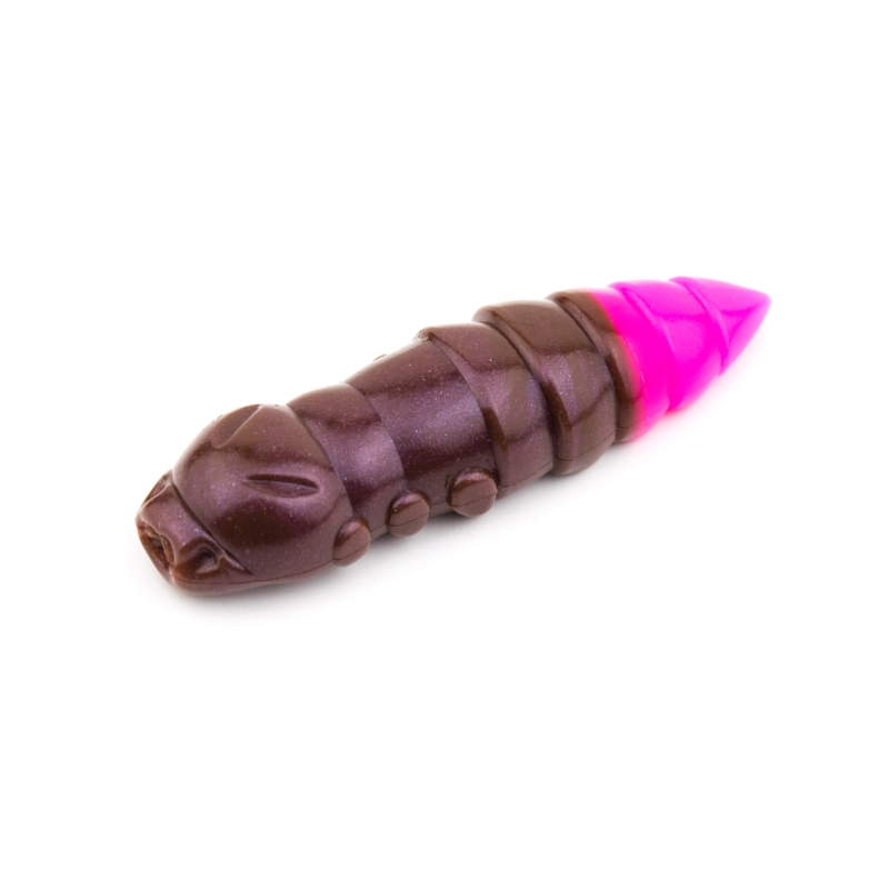 FishUp Pupa 1,5' 3,8cm Earthworm/Hot Pink