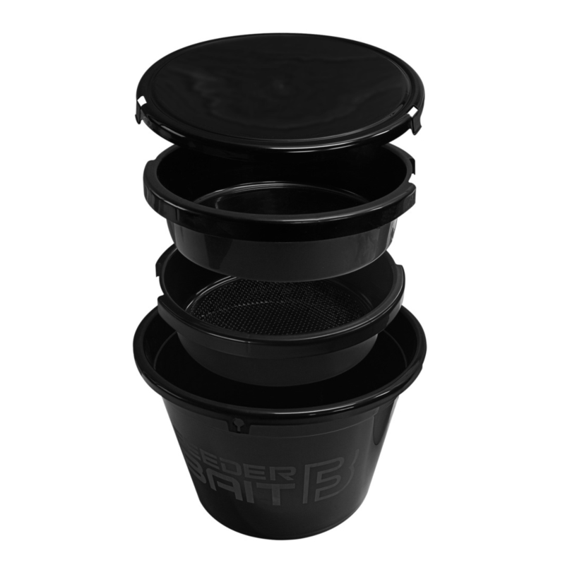 Wiadro 13L Komplet z Sitem Feeder Bait