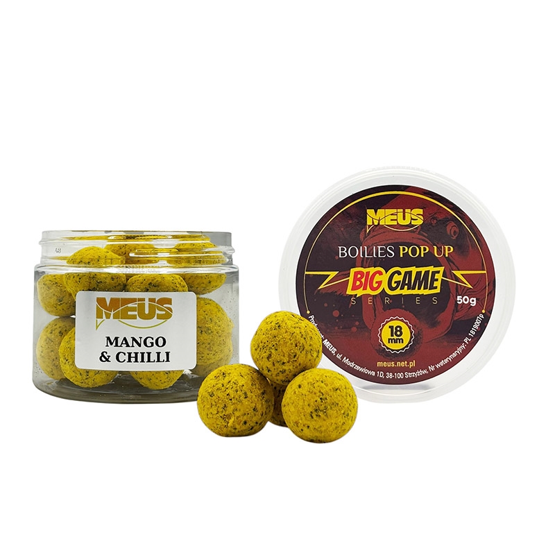 Meus Kulki Big Game Pop Up 18mm Mango Chili