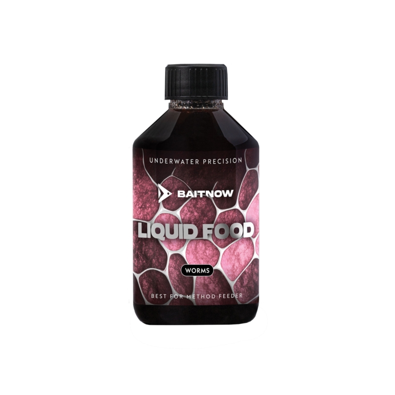 BaitNow Method Liquid Food 250ml Białe Robaki