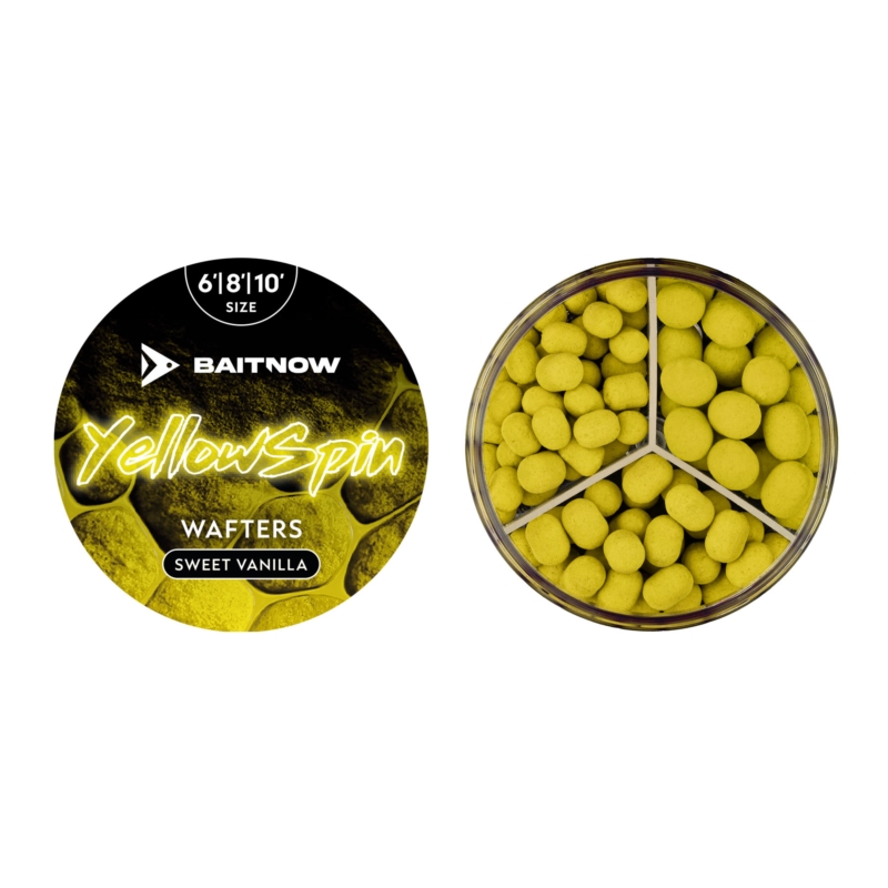 BaitNow Method Wafters 6-8-10mm Yellow Spin