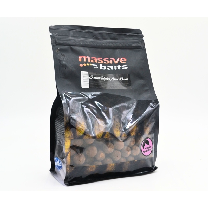 Massive Baits Kulki Scopex Hydro Liver 18mm 1kg