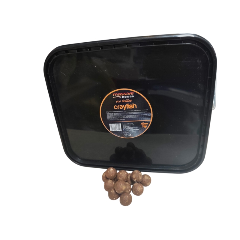 Massive Baits Kulki Eco Crayfish 18mm wiadro 3kg