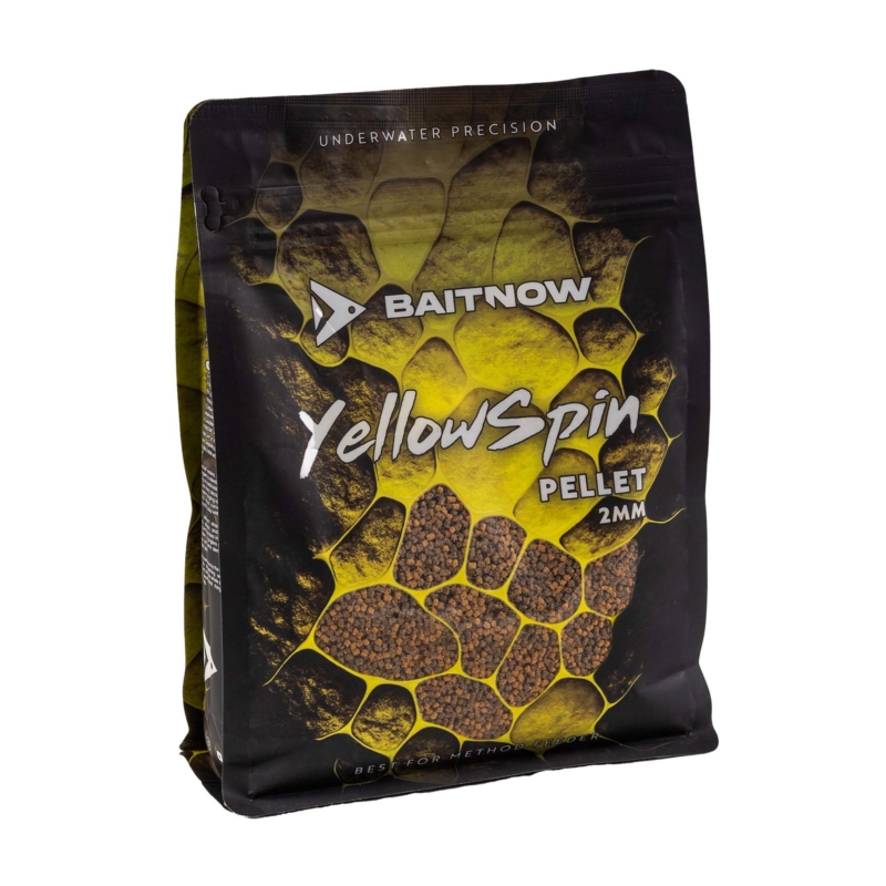 BaitNow Pellet Method Feeder Yellow Spin 2mm 800g