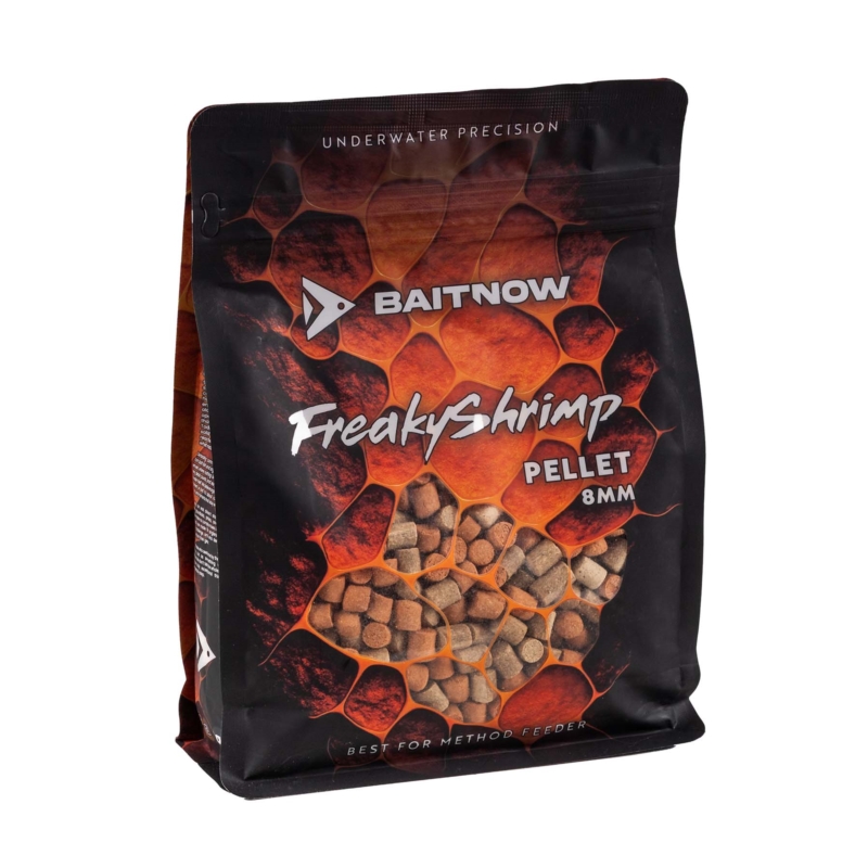 BaitNow Pellet Method 8mm 800g Freaky Shrimp
