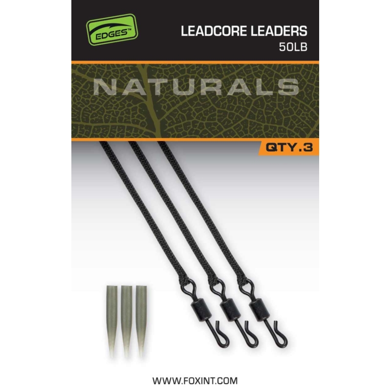 Fox Edges Naturals Leadcore Leaders 50lb