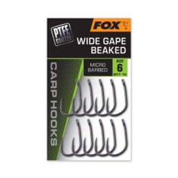 Fox Haczyki Carp Hooks Wide Gape Beaked Nr6