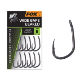 Fox Haczyki Carp Hooks Wide Gape Beaked Nr4