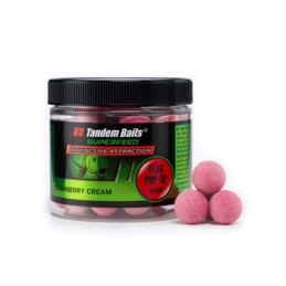 Tandem Baits SF Fluo Pop Up 16mm Truskawka Kremowa