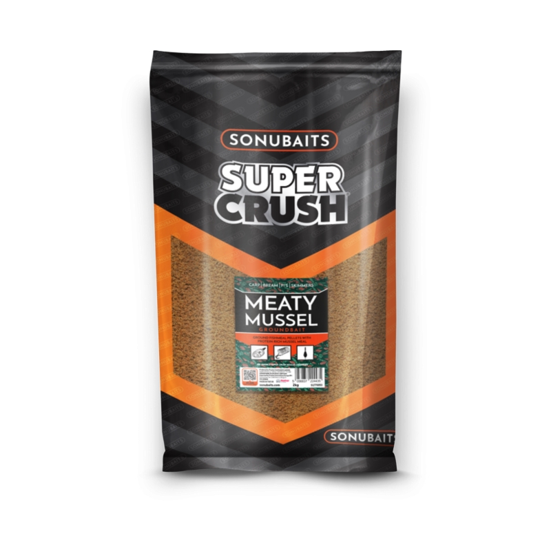Zanęta Sonubaits SuperCrush Meaty Mussel 2kg
