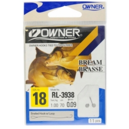 Haczyki Przyponem Owner Chika RL 70cm Nr18 0,09mm