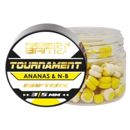 Feeder Bait Tournament Wafters 3-5mm Ananas N-B