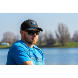 Czapka z daszkiem Preston Black Apex Cap