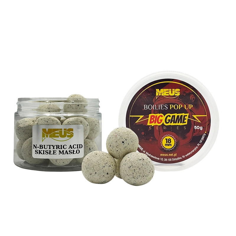 Meus Kulki Big Game Pop Up 18mm Skisłe Masło