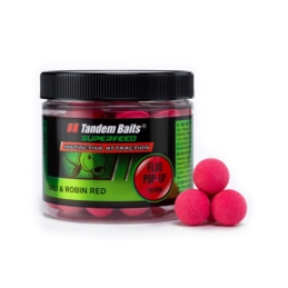 Tandem Baits SF Fluo Pop Up 16mm Chili Robin Red