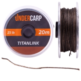 UnderCarp Plecionka Titanlink 20m/25lbs Brązowa
