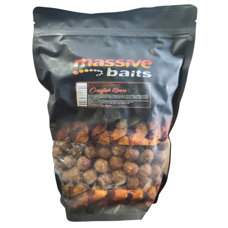 Massive Baits Kulki Eco Crayfish18mm 1kg