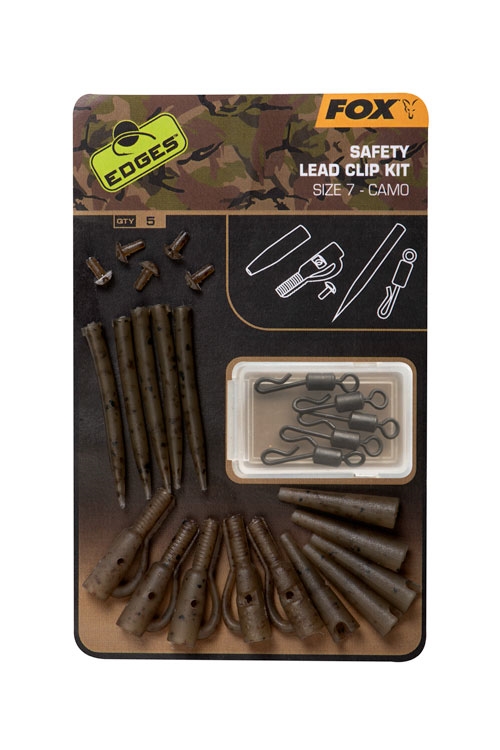 Fox Edges Camo Lead Clip Zestaw z Klipsem Nr7