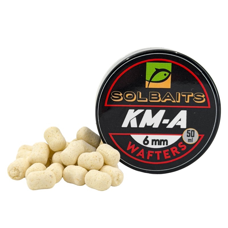 Solbaits Wafters 6mm KM-A White 50ml