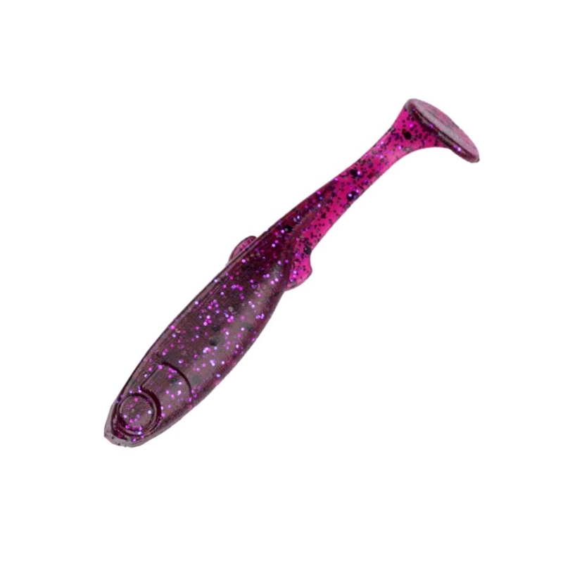 Perch Professor Fluky Shad 6,5cm 02 Purple Pepper