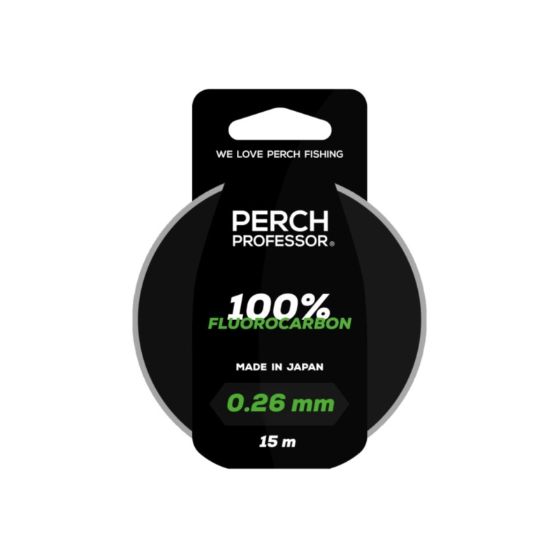 Perch Professor 100% Fluorocarbon 15m 0,26mm