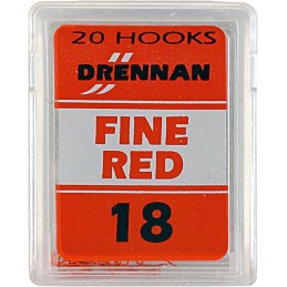 Haczyki Drennan Fine Red