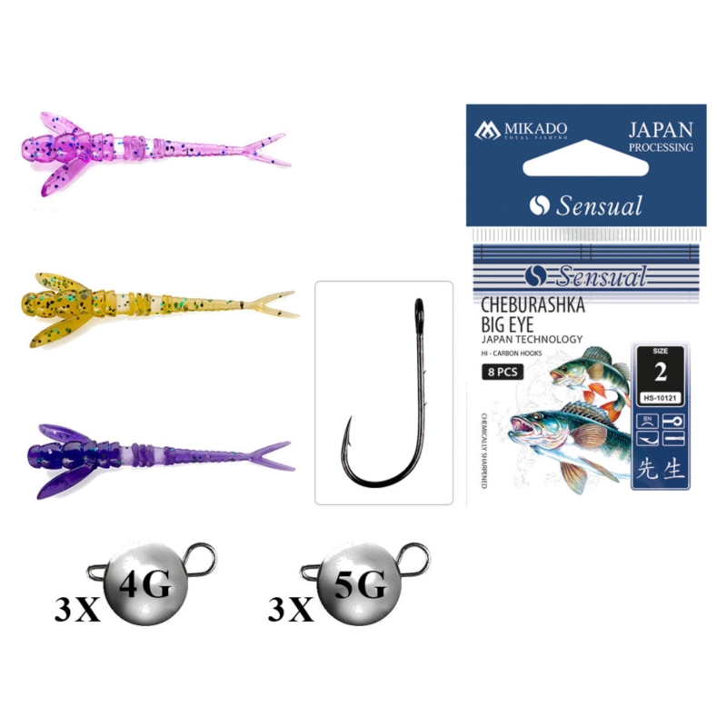 FishUp Zestaw Flit 3’ 7,7cm Mix1