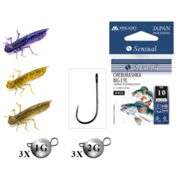 FishUp Zestaw Dragonfly 1,2’ 3cm Mix1