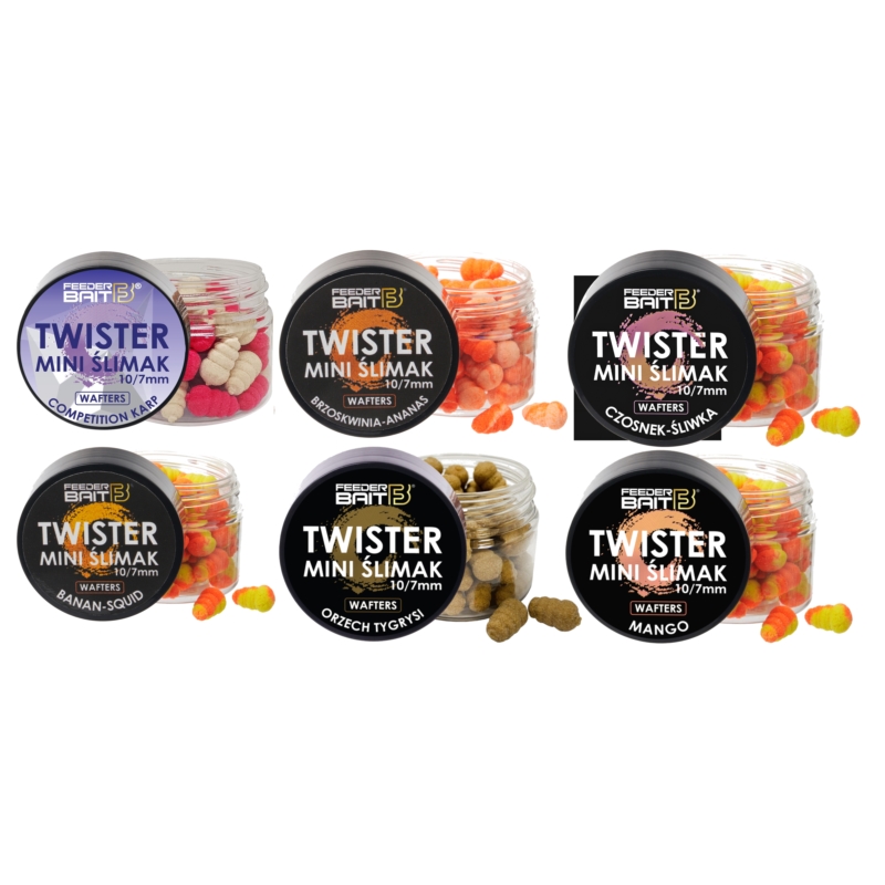 Feeder Bait Zestaw Ślimak Wafters 10/7mm Sweet Mix