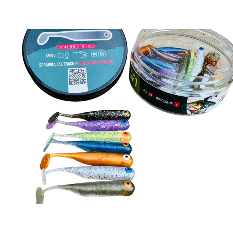 Great Fish GF1 49mm 24szt. Mix Multicolor I