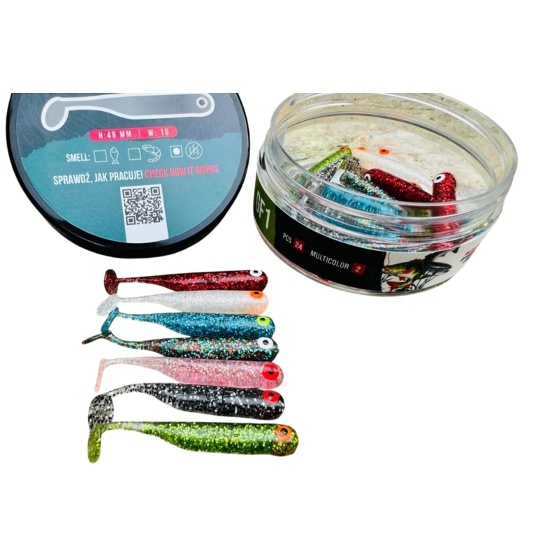 Great Fish GF1 49mm 24szt. Mix Multicolor II