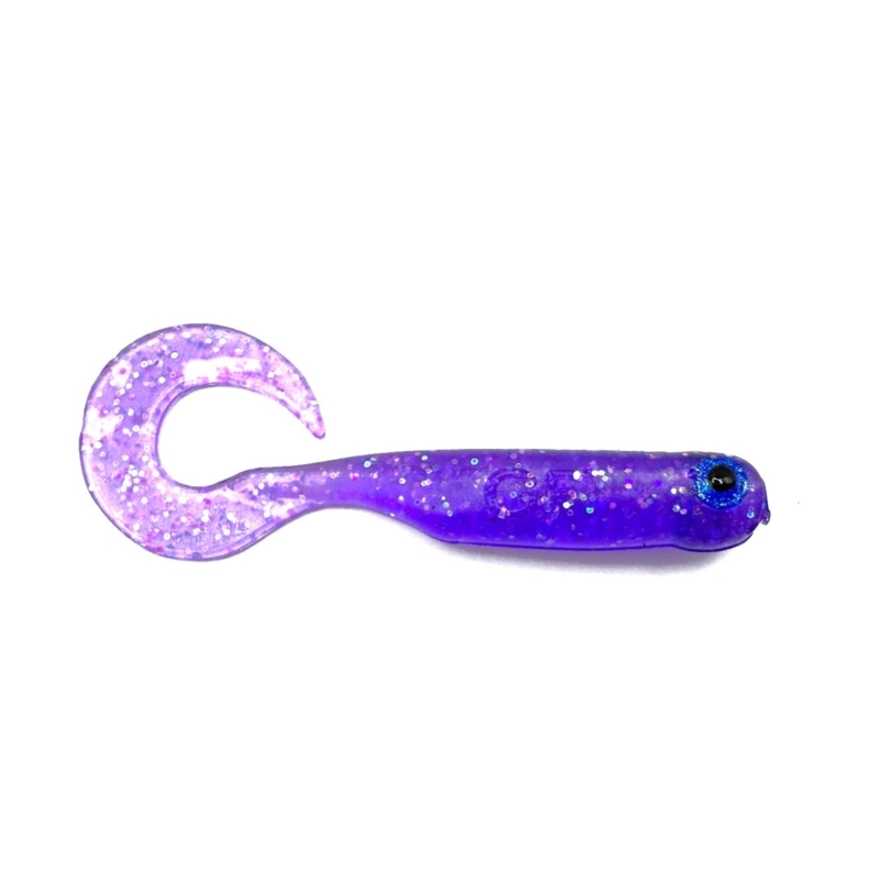 Great Fish GF1 Twister 49mm 10szt Glitter LT Purpl