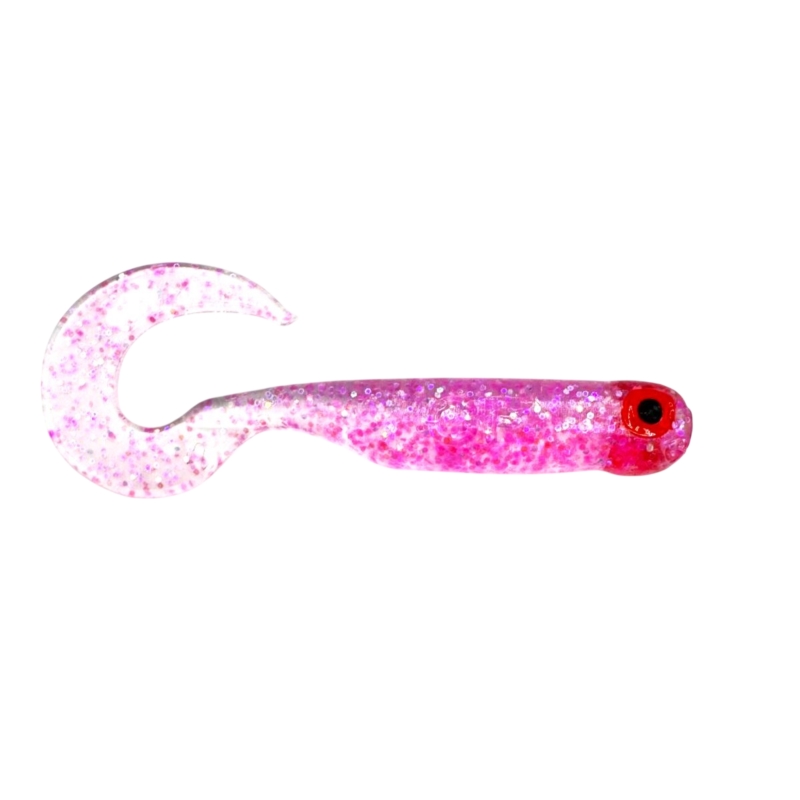 Great Fish GF1 Twister 49mm 10szt Glitter Pink