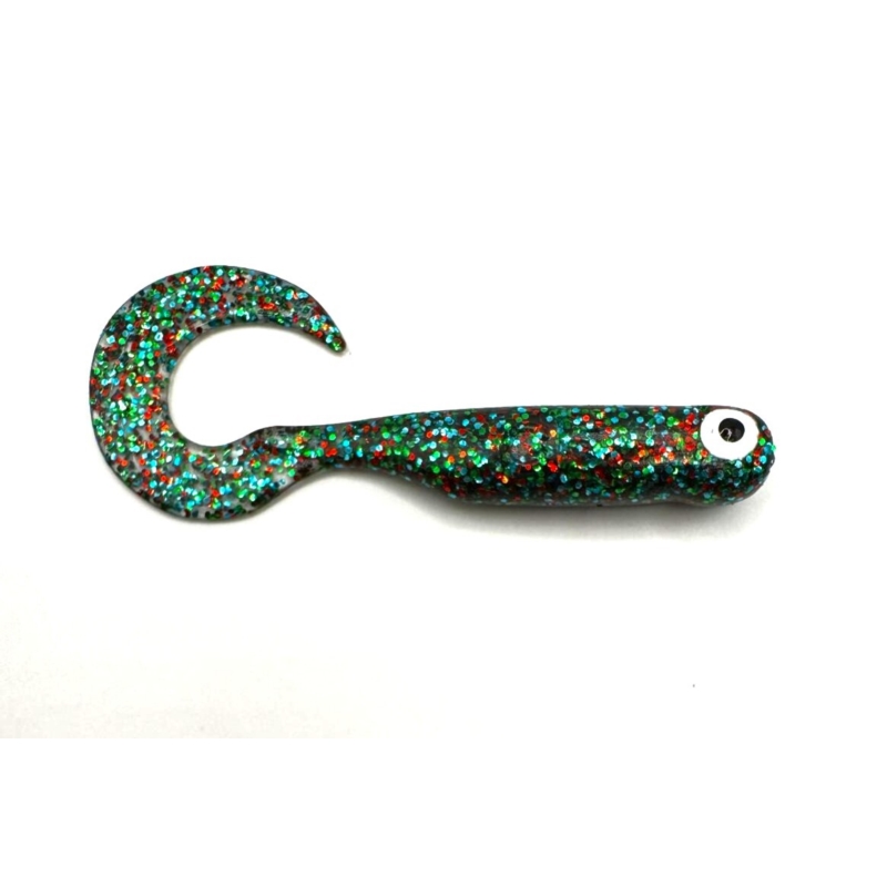 Great Fish GF1 Twister 49mm 10szt Colorful glitter