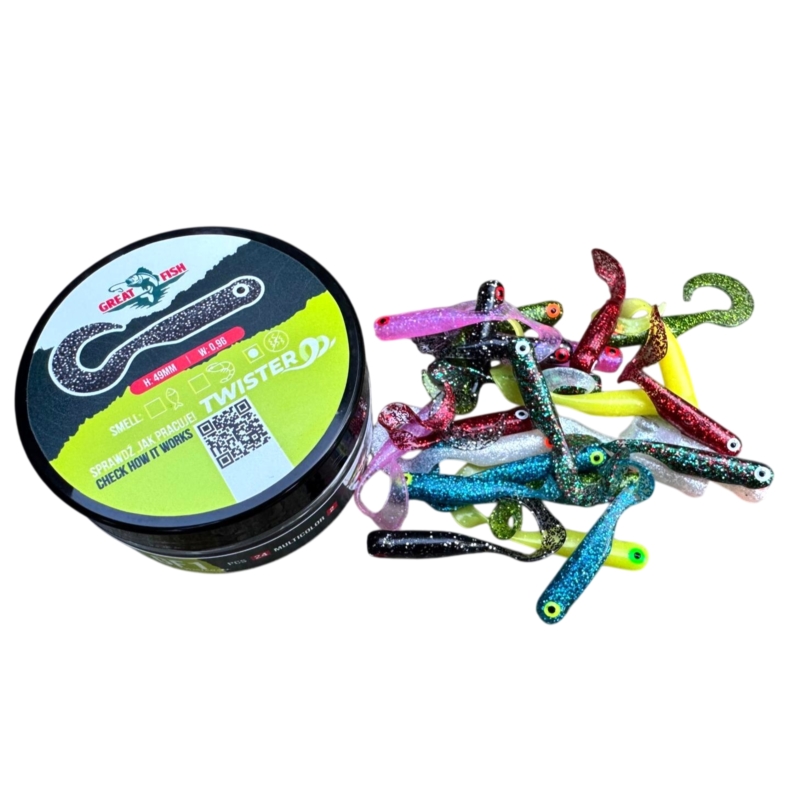 Great Fish GF1 Twister 49mm 24szt Multicolor II