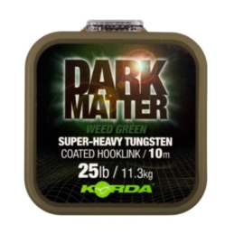 Korda Dark Matter Tungsten Coated Braid Green