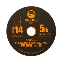 Guru Przypony LWGF Feeder Special Rigs 100cm