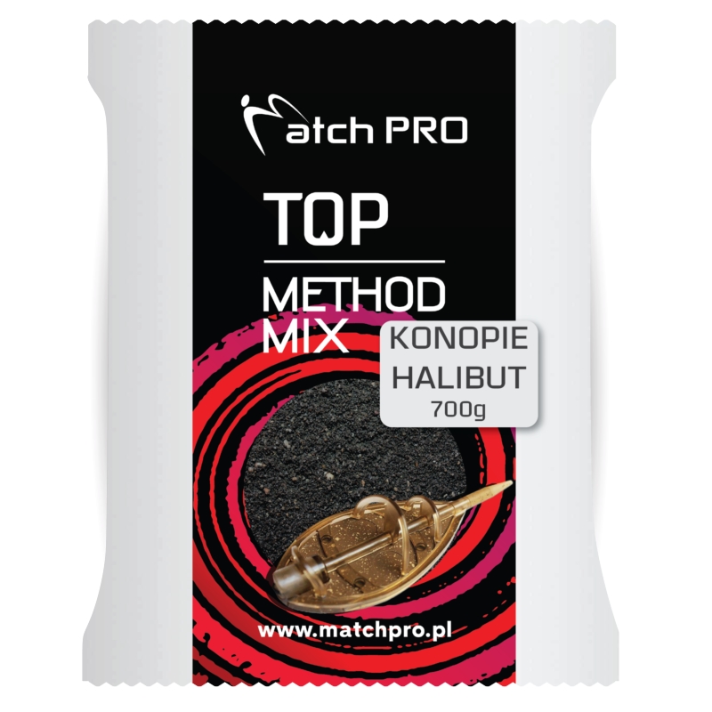 Zanęta Method Mix Black Halibut Hemp MatchPro 700g