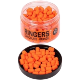 Orange Chocolate Wafters 6mm (Dumbells) Ringers