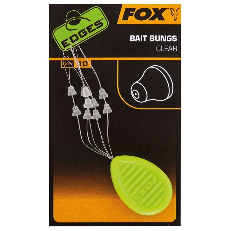 Fox Edges Bait Bungs Stopery Przeźroczyste 10szt.