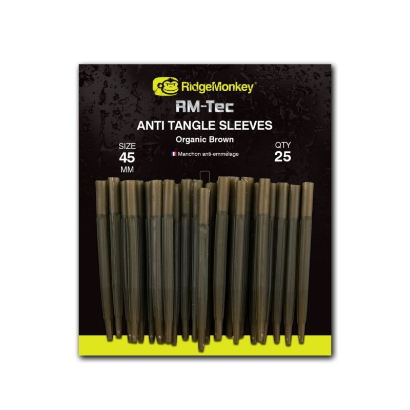 Ridge Monkey RM-Tec Anti Tangle Sleeve Brown Long