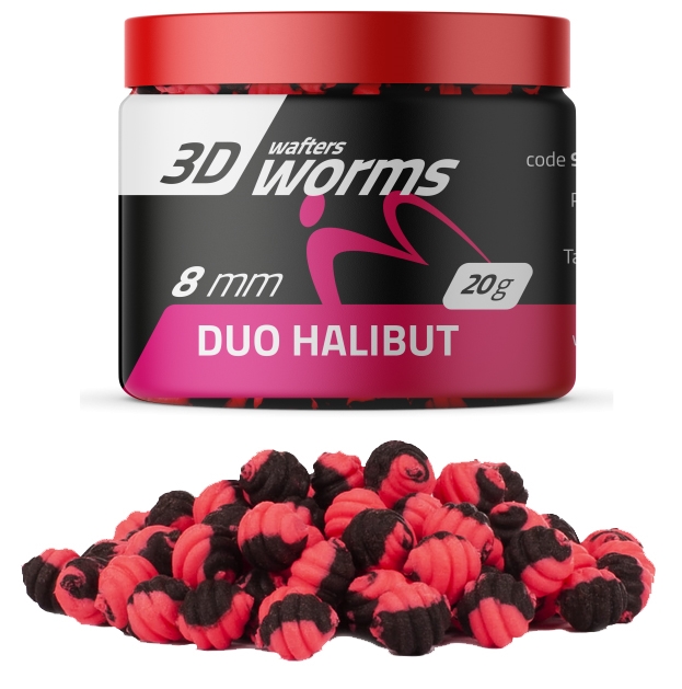 Top Worm Wafters Duo Halibut 8mm 20g Matchpro