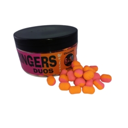 Chocolate Wafters Duos 6+10mm Ringers Orange Pink