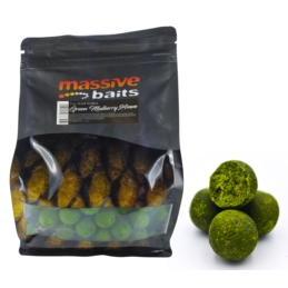 Massive Baits Kulki Green Mulberry 24mm 1kg