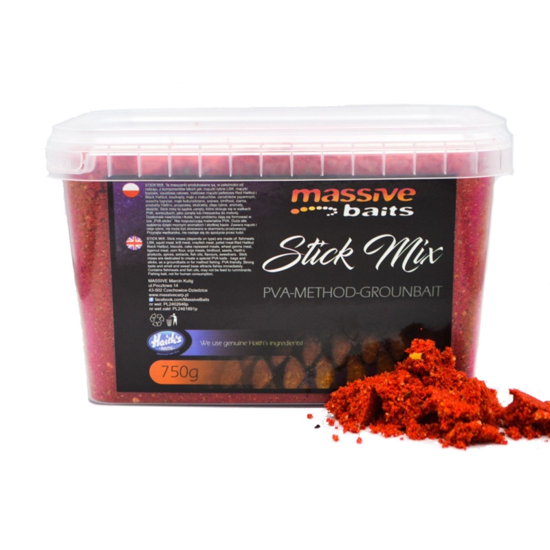 Massive Baits Stick Mix Strawberry Bergamot 0,75kg