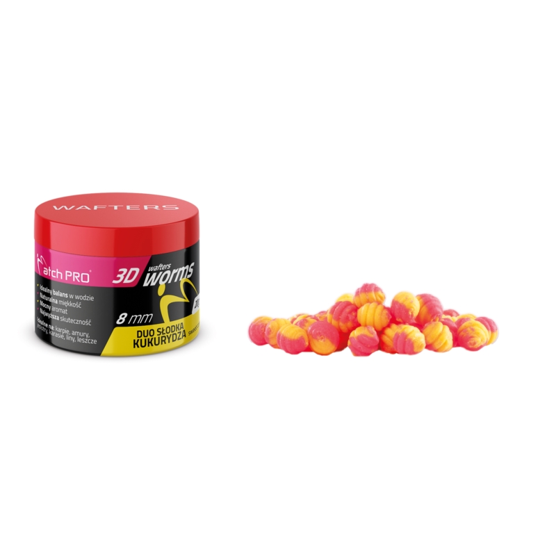 Top Worm Wafters Duo Sweetcorn 8mm 20g Matchpro