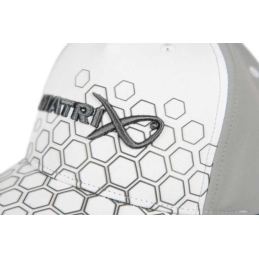 Matrix Czapka Hex Print Baseball Cap White